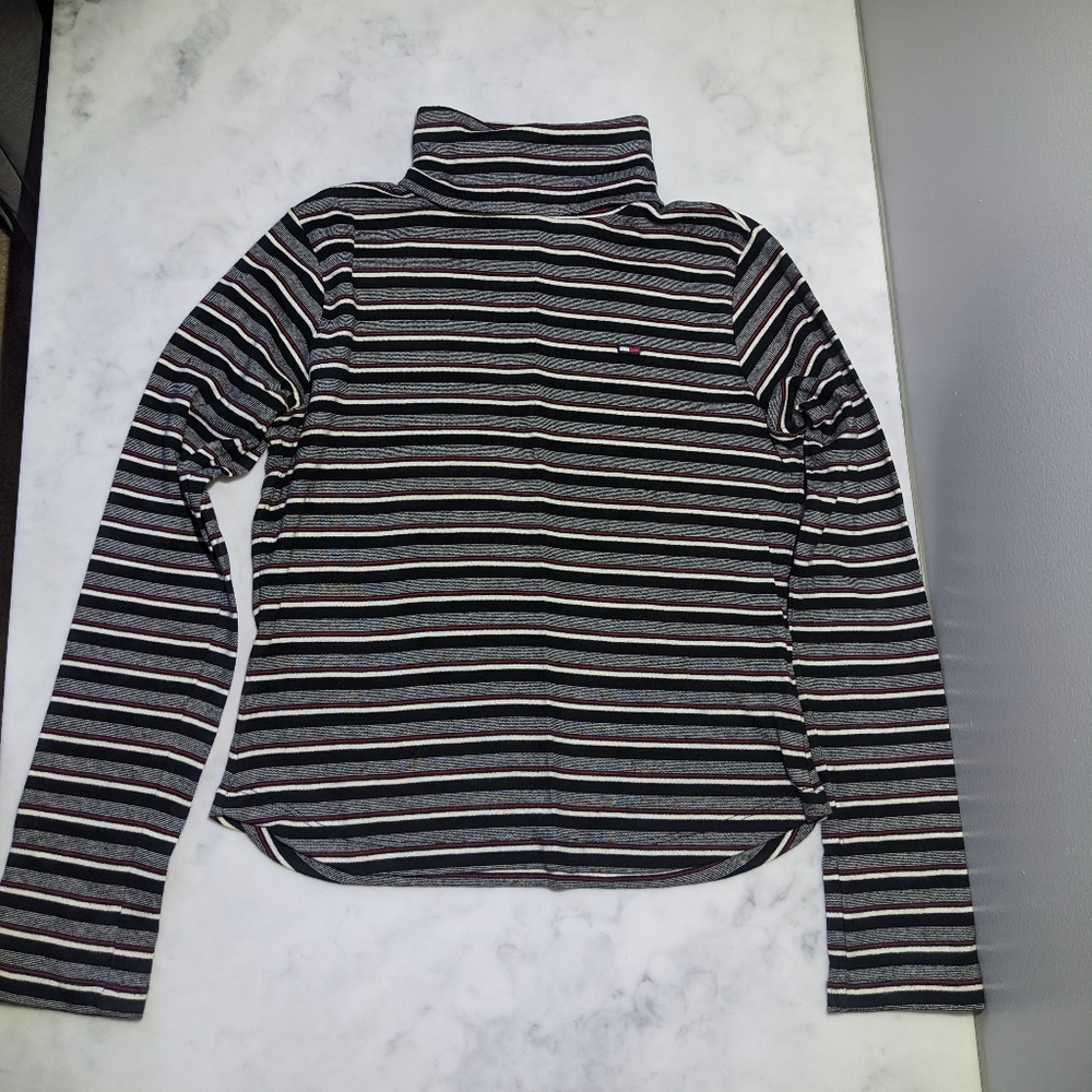 Tommy Hilfiger Turtleneck / Red, White & Blue Top